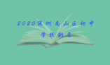 2020深圳南山区初中学校排名