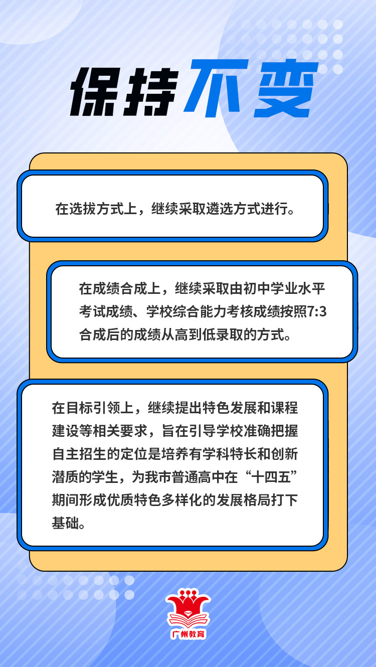 2024年广州市中考自主招生，你关心的问题都在这里！